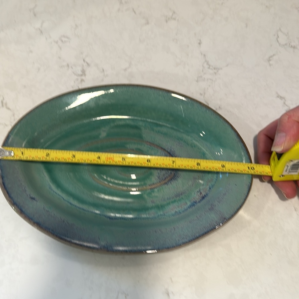 Handmade oval platter - Picture 4 of 6